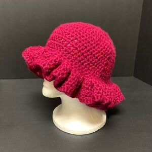 Crochet Ruffle Bucket Hat